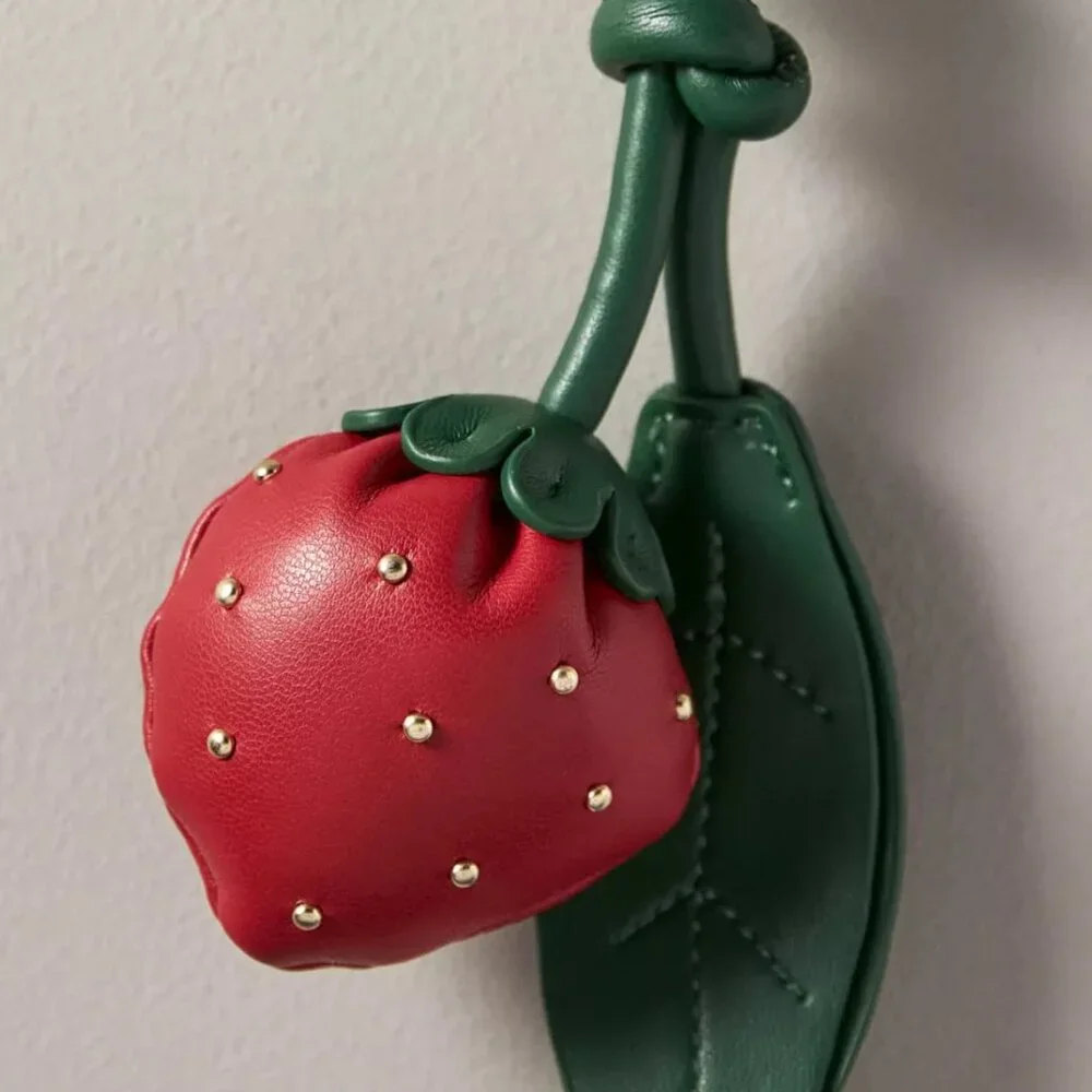 Melie Bianco Fruit Strawberry Bag Charm